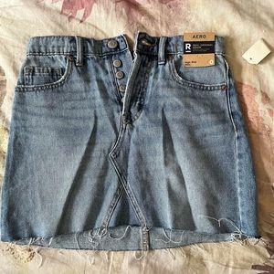 Aero jean skirt